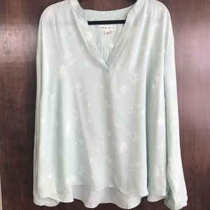 Ava & Viv Floral Blouse 2X